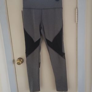 NWOT grey and black leggings